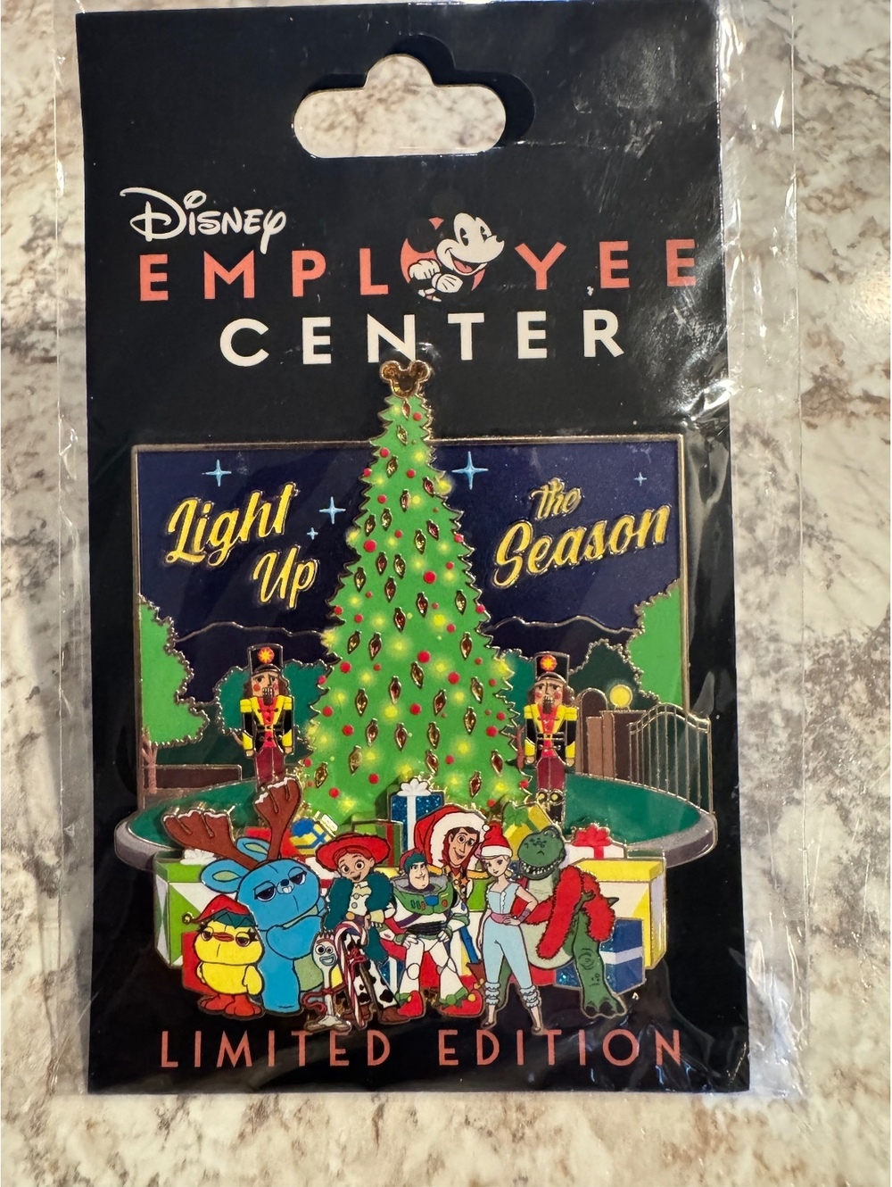 D23 DEC Light Up the Season Christmas Event Toy Story LE 250 Pin